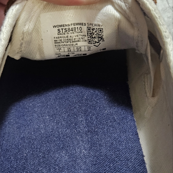 NWOT SPERRY SIZE 7 TOP SIDERS SEARSUCKER - Picture 5 of 10